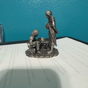 Silver and Multicolor Fantasy Sculpture